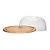 Porta Queijo Bambu com Tampa Acrílico Transparente 25cm - Tuut - Imagem 9