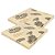 Kit Guardanapo Estampado Creme Folhagens Luxo 40 Folhas 33cm - Tuut - Imagem 3
