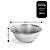 Kit Escorredores Multiuso Aço Inox Lavador de Arroz, Macarrão e Bowl - Lehavi - Imagem 7