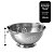 Kit Escorredores Multiuso Aço Inox Lavador de Arroz, Macarrão e Bowl 24cm - Lehavi - Imagem 9