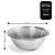 Kit Escorredores Multiuso Aço Inox Lavador de Arroz, Macarrão e Bowl 24cm - Lehavi - Imagem 5