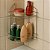 Cantoneira Dupla Porta Shampoo Banheiro Aço Cromado Premium 38cm - Araminas - Imagem 2