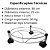 Suporte para Botijão de Gás Aço Cromado Tubular Reforçado 30cm - Araminas - Imagem 6