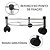 Suporte para Botijão de Gás Aço Cromado Tubular Reforçado 30cm - Araminas - Imagem 4