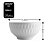 Jogo 3 Tigelas Bowl Porcelana Branca Balloon 300ml Caldos ou Servir - Lyor - Imagem 8