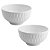Jogo 2 Tigelas Bowl Porcelana Branca Balloon 300ml Caldos ou Servir - Lyor - Imagem 1