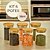Kit 6 Mini Porta Mantimento Vidro Borossilicato Pote Tampa Hermética Bambu 90ml - Wolff - Imagem 10
