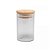Kit 6 Mini Porta Mantimento Vidro Borossilicato Pote Tampa Hermética Bambu 90ml - Wolff - Imagem 4