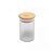 Jogo 3 Porta Mantimento Vidro Borossilicato Tampa Hermética Bambu 90ml - Wolff - Imagem 5