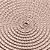 Jogo Americano Redondo Fresno Espiral Areia 38cm Unidade - Lyor - Imagem 2