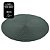 Jogo Americano Redondo Fresno Espiral Verde Militar 38cm 4 Peças - Lyor - Imagem 4