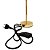 Abajur Decorativo Rosê Gold Clássico Premium 41cm Bivolt - Alfacell - Imagem 3