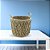 Cesto em Seagrass Fibra Natural Trançado com Alças Caubi 30cm - Jolitex - Imagem 4