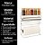 Suporte Organizador 5 em 1 Porta Rolos em Aço Cromado com 5 Potes Porta Temperos Tampa Bambu 90ml - Aramig - Imagem 7