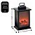 Lanterna Decorativa Lareira Iluminada LED Realista 25cm x 15cm - Rio Master - Imagem 5