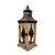 Lanterna Decorativa Madeira e Ferro Rústico Prime 37cm x 14cm - Empório Decor - Imagem 5