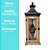 Lanterna Decorativa Madeira e Ferro Rústico Prime 55cm x 19cm - Empório Decor - Imagem 7