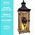 Lanterna Decorativa Iluminada Madeira e Ferro Rústico Com Vela LED 55cm - Empório Decor - Imagem 8