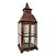 Lanterna Decorativa Ferro Envelhecido Rústico e Vidro 52cm x 19cm - Empório Decor - Imagem 6