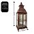 Lanterna Decorativa Ferro Envelhecido Rústico e Vidro 52cm x 19cm - Empório Decor - Imagem 5