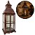 Lanterna Decorativa Ferro Envelhecido Rústico e Vidro 52cm x 19cm - Empório Decor - Imagem 1