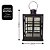 Lanterna Decorativa Iluminada Metal Black Fosco 32cm x 20cm com Vela LED - Mabruk - Imagem 3
