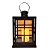 Lanterna Decorativa Iluminada Metal Black Fosco 32cm x 20cm com Vela LED - Mabruk - Imagem 7