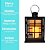 Lanterna Decorativa Iluminada Metal Black Fosco 32cm x 20cm com Vela LED - Mabruk - Imagem 10