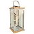 Lanterna Decorativa Luxo Inox e Madeira Prime Grande 60cm x 24cm - Empório Decor - Imagem 5