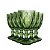 Jogo 6 Taças Vidro Diamond Verde Premium 340ml - Viva Flor - Imagem 5