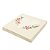 Guardanapo Estampado Coração Floral Bege Luxo 20 Folhas 33cm - Tuut - Imagem 4