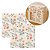 Jogo Guardanapo Estampado Branco Floral Folhas Duplas 33cm 40 Folhas - Tuut - Imagem 1