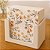Jogo Guardanapo Estampado Branco Floral Folhas Duplas 33cm 40 Folhas - Tuut - Imagem 2