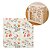 Guardanapo Estampado Branco Floral Folhas Duplas 33cm 20 Folhas - Tuut - Imagem 1