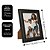 Porta Retrato Moldura Madeira Preto Fosco Black Prime Classic 10x15 - Imagem 4