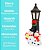 Poste Natalino Iluminado LED Cerâmica Decorativa Boneco de Neve 24cm - Nataluz - Imagem 6