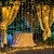 Cortina LED Fixa Decorativa 300 Lâmpadas Fio Transparente Branco Quente 3m x 2m - Wincy - Imagem 4