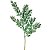 Galho Haste Folhagem Natalina Decorativa Verde Glitter Brilhante 45cm - Bela Flor - Imagem 1