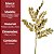 Kit 2 Galhos Haste Folhagem Natalina Decorativa Dourado Glitter Brilhante 45cm - Bela Flor - Imagem 8