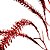 Jogo 2 Galhos Decorativo Natal Pinheiro Glitter Vermelho Luxo 43cm - Bela Flor - Imagem 6