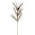 Jogo 2 Galhos Decorativo Haste Flor de Natal Longas e Finas Champanhe 60cm - Bela Flor - Imagem 7