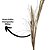 Jogo 2 Galhos Natalino Decorativo Haste Ramos Glitter Champanhe 60cm - Bela Flor - Imagem 4