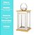 Lanterna Decorativa Madeira e Inox Prime 21cm x 12cm - Imagem 6