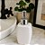 Conjunto Porta Sabonete Líquido Porcelana Branca e Vaso Decorativo Suculenta Artificial - Tuut - Imagem 9