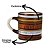 Conjunto 3 Mini Canecas Cerâmica Decorada Caboclo para Café 110ml - Tuut - Imagem 5