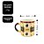 Conjunto 3 Mini Canecas Cerâmica Decorada Pilão 110ml Para Café - Tuut - Imagem 3