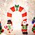 Arco Inflável Natal Iluminado LED Papai Noel e Boneco de Neve Bivolt 2,4m - Wincy - Imagem 7