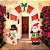 Arco Inflável Natal Iluminado LED Papai Noel e Boneco de Neve Bivolt 2,4m - Wincy - Imagem 8