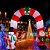 Arco Inflável Natal Iluminado LED Papai Noel e Boneco de Neve Bivolt 2,4m - Wincy - Imagem 6