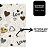 Guardanapo Estampado Corações Love Branco e Dourado 20 Folhas 16cm - Tuut - Imagem 5